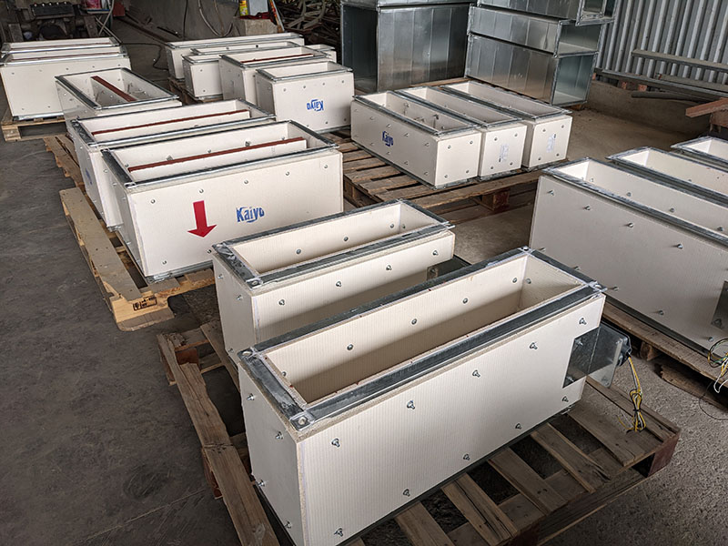 Hình ảnh van chặn lửa trước khi xuất xưởng 02