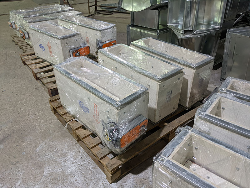 Hình ảnh van chặn lửa trước khi xuất xưởng 01