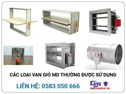 Van gió MD là gì, các loại van gió MD