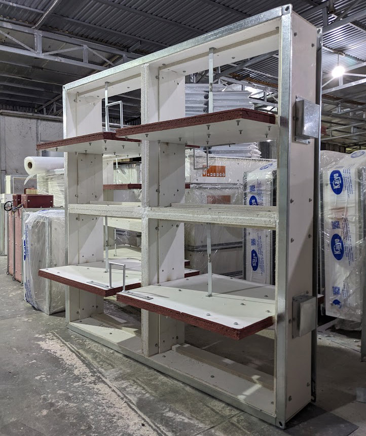 Van chặn lửa lò xo được lắp vào trục van